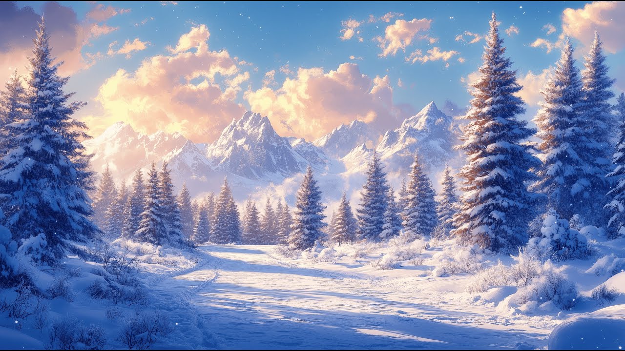 Quiet Winter Forest | Soothing Ambient Fantasy Music for Deep Relaxation & Sleep