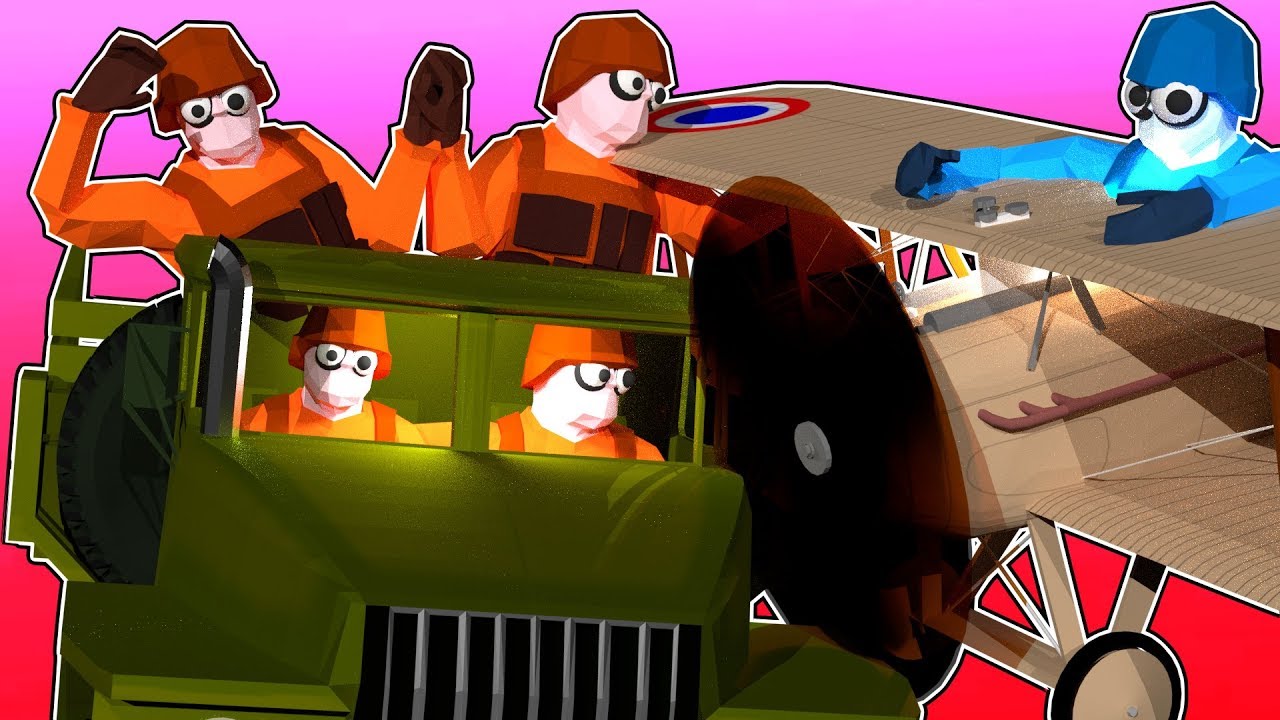 Biplane, Trucks, Stronger Heli, Jet Fighter, Armored Jeep Ravenfield New Custom Vehicles
