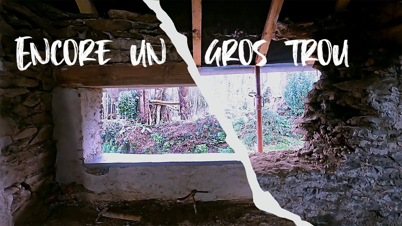 CRÉATION ET POSE D'UNE FENÊTRE / DANS LE MUR EN PIERRE CÔTÉ CUISINE  🌈