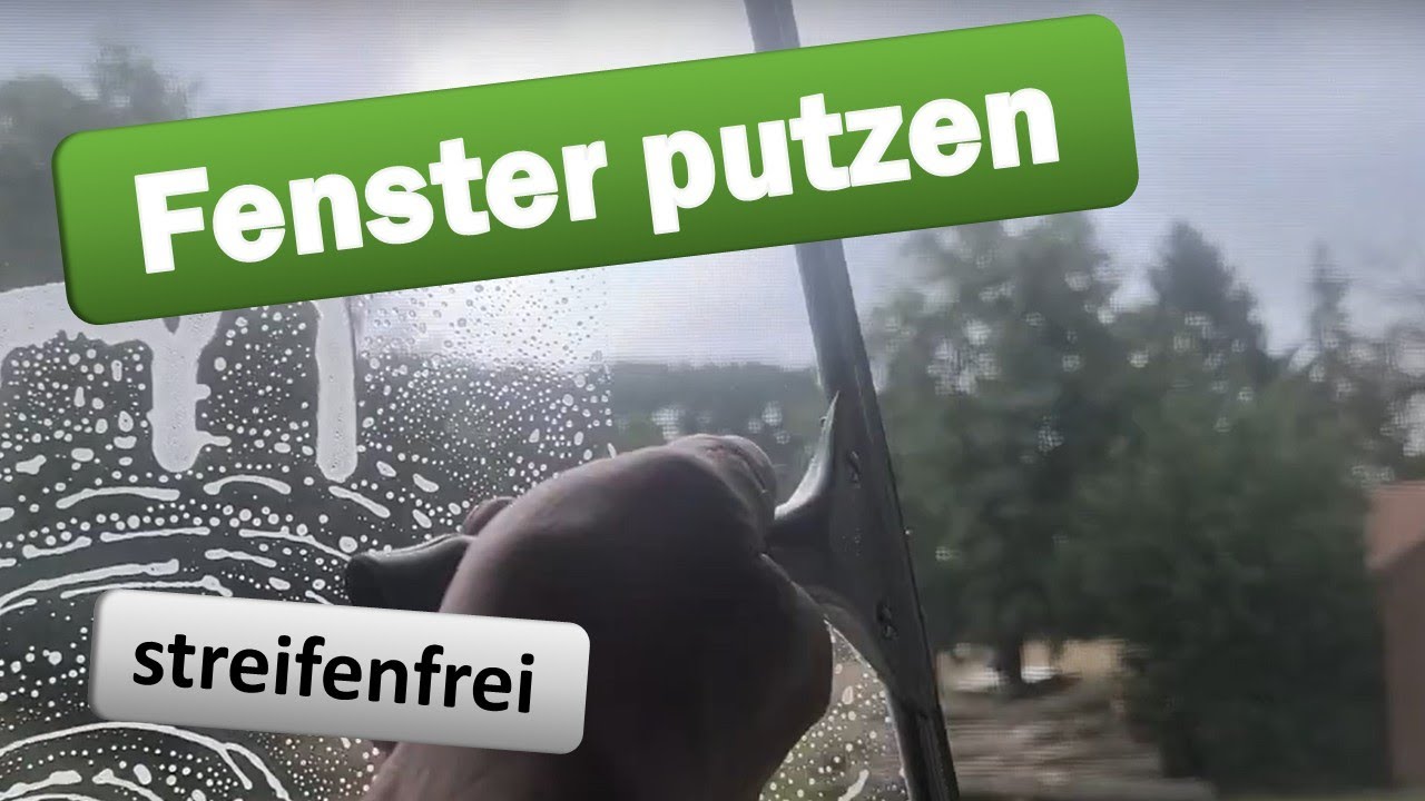 Fenster streifenfrei putzen - Glaspflege