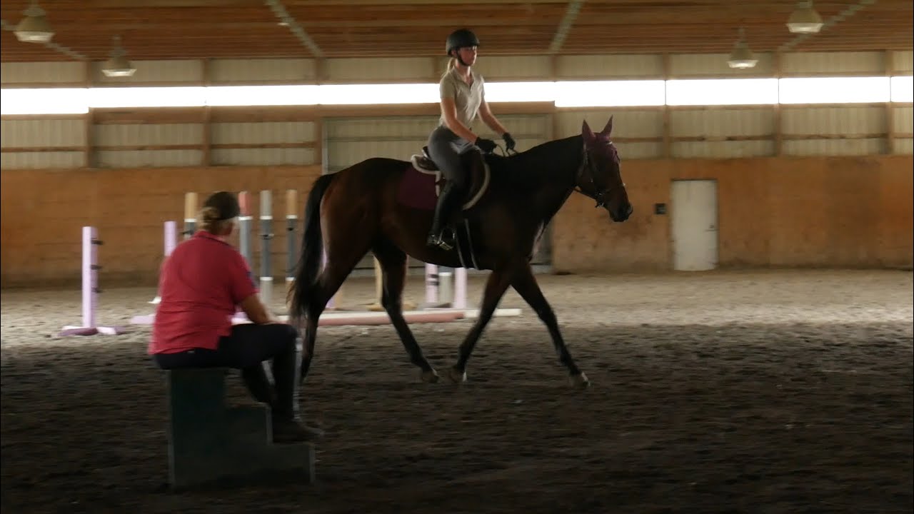 4K - Rachel riding 