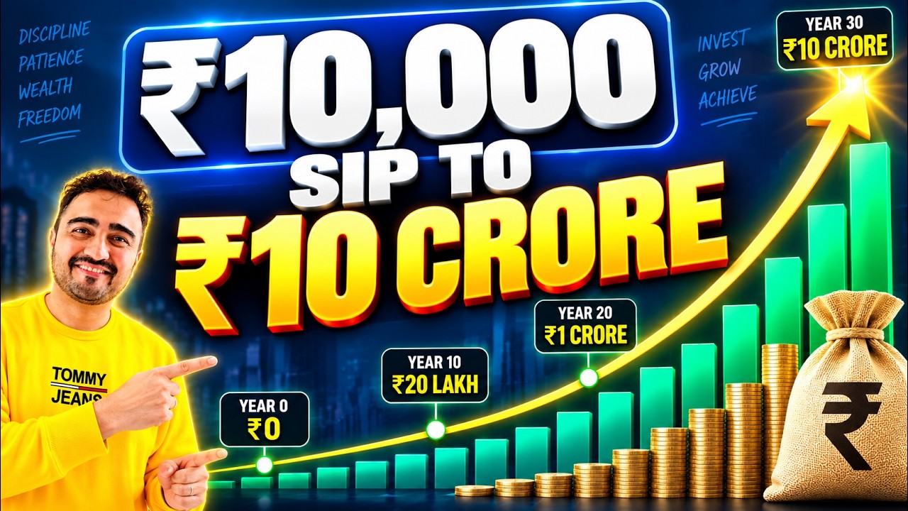 ₹10,000 SIP &rarr; ₹10 CRORE! The REAL Power of Compounding