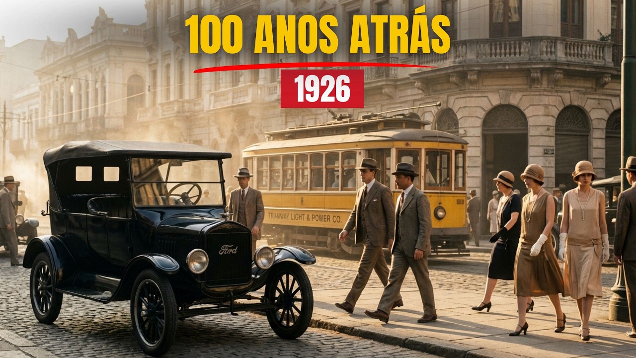 Como era Viver no Brasil há 100 Anos em 1926 (Reconstrução com IA)