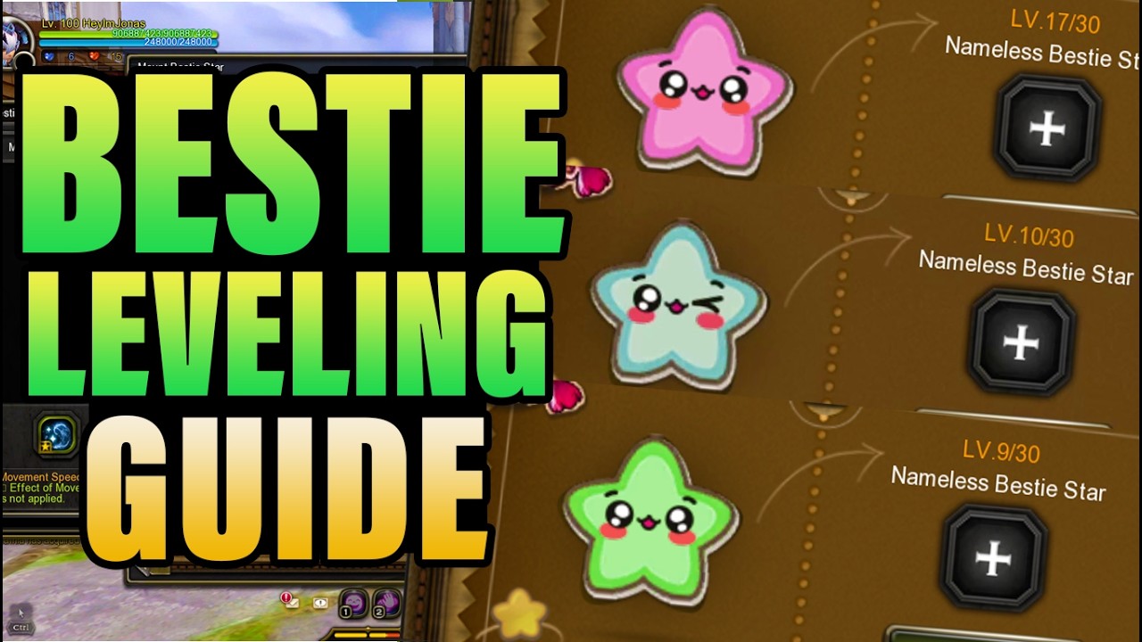 BESTIE Mount & BESTIE Spirit Leveling Guide Dragon Nest SEA