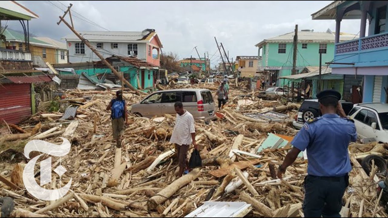 A Walk Through Dominica, Hours After Hurricane Maria