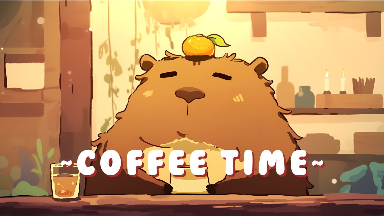 Capybara Music Channel - Relaxing Beats to Study/Sleep/Chill ~ Soothing Ambiance ~ 🦫 ✨ 🌙