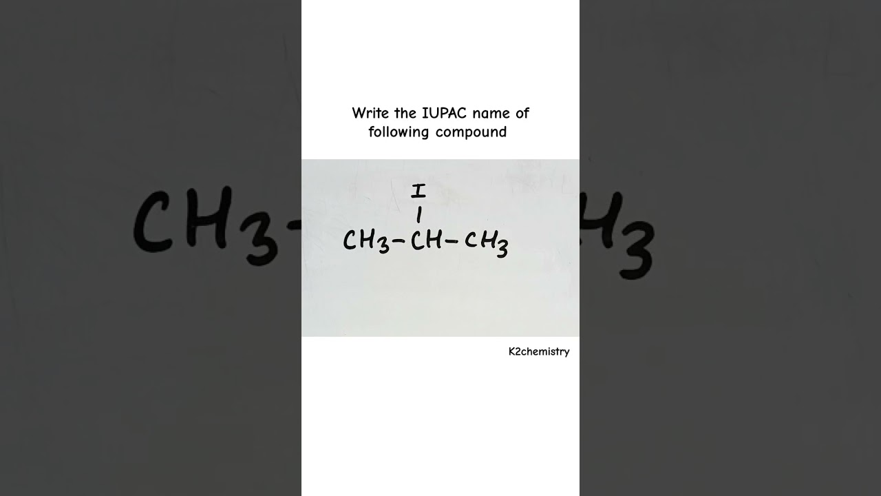 Iupac nomenclature chemistry Questions l #iupacnomenclature