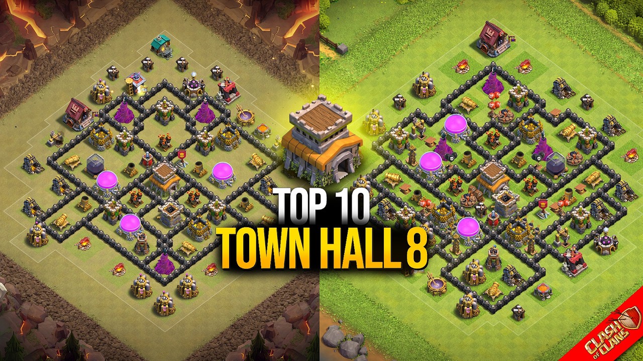TOP 10! Town Hall 8 (TH8) Base Layout + Copy Link 2026 | Clash of Clans