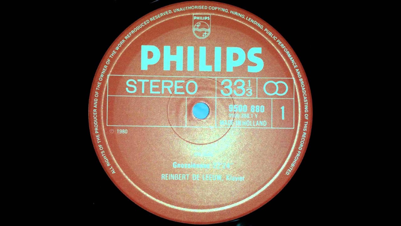 satie Early Piano Works Vol 1 Reinbert De Leeuw