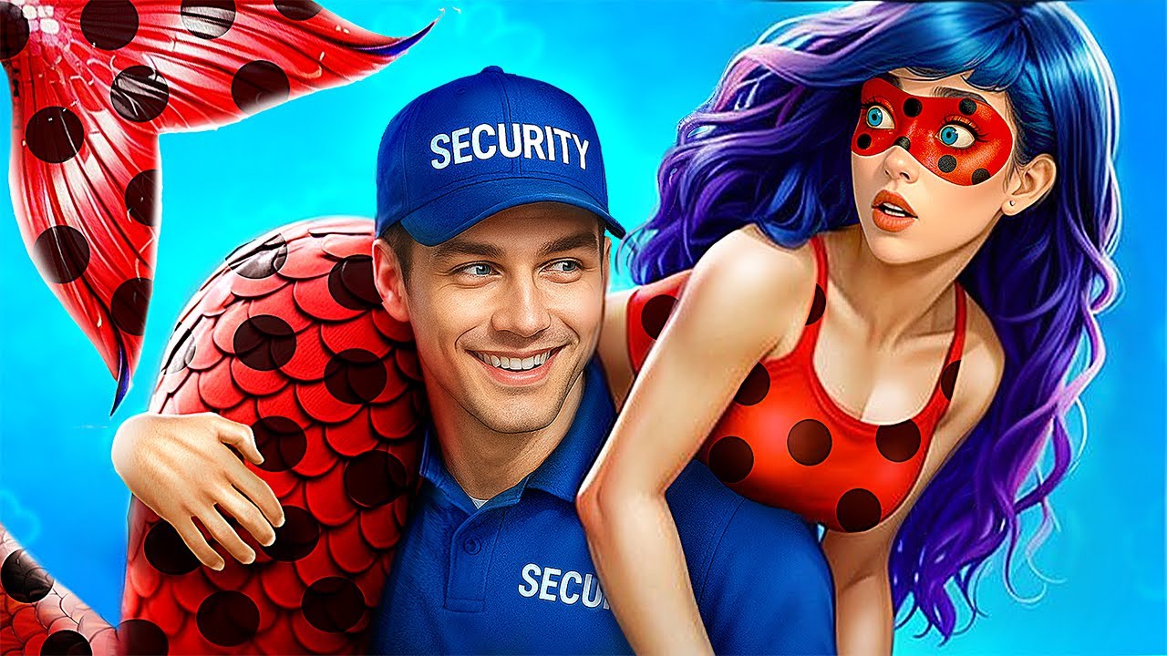 Ladybug Becomes Mermaid in Jail?! Miraculous Ladybug in Real Life Makeover!