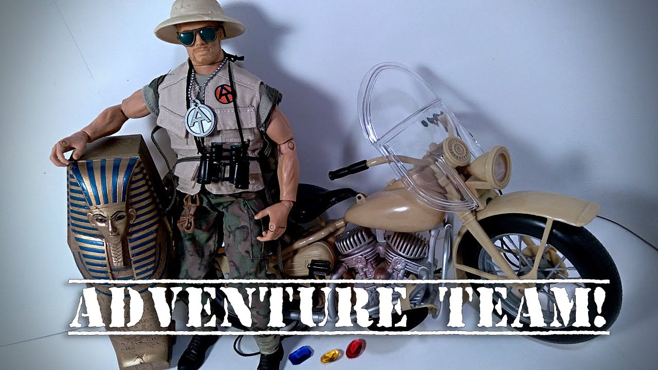 G.I. Joe Adventure Team Secret of the Mummy's Tomb Custom 1/6th Scale Figure and Vehicle Set