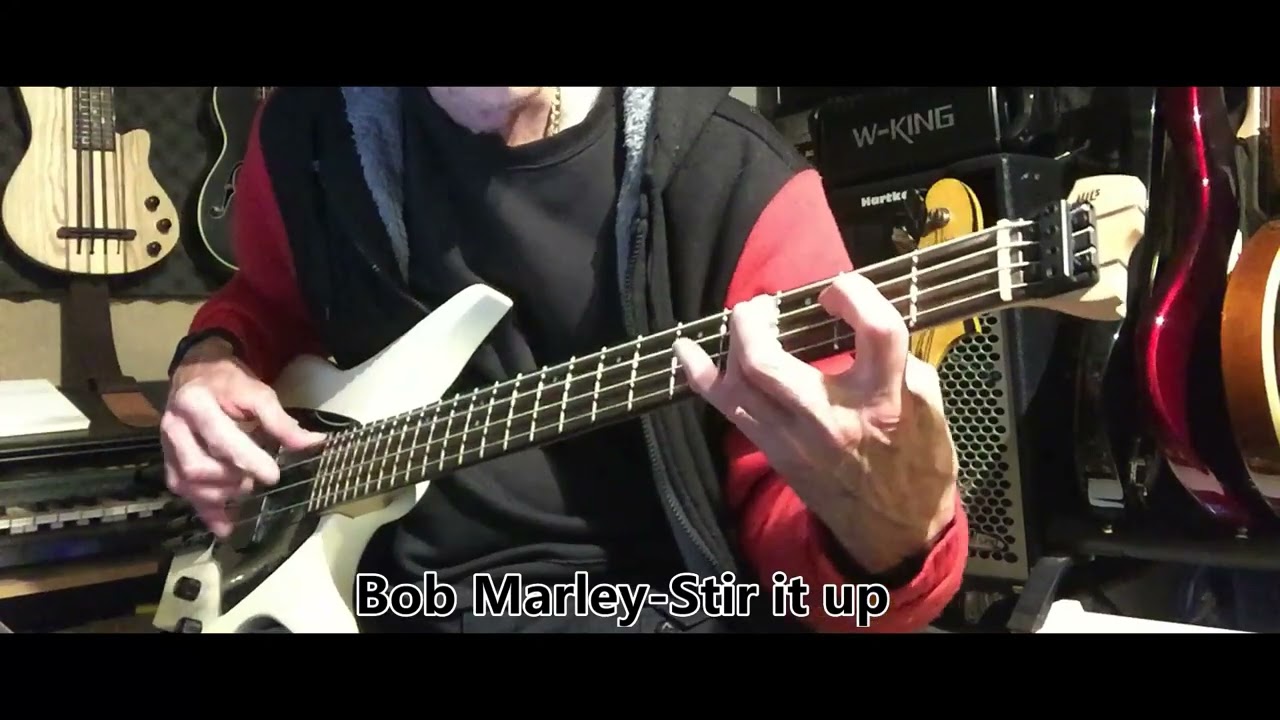 Bob Marley - Stir it up - Bass Cover 8337
