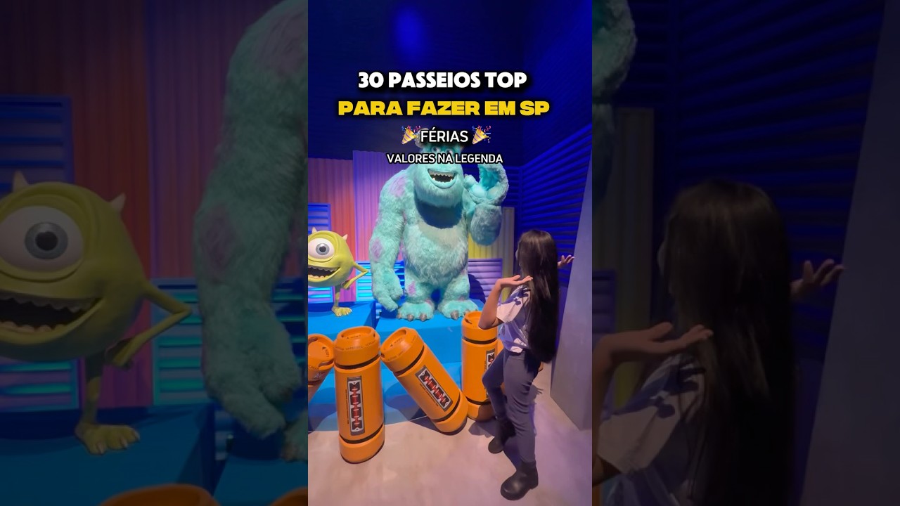OS MELHORES PASSEIOS PARA FAZER EM SP #passeioemfamilia #passeioemsp #oquefazeremsp #ferias
