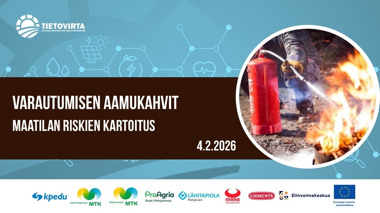 Maatilan riskien kartoitus ja riskienhallintasuunnitelma - webinaaritallenne 4.2.2026