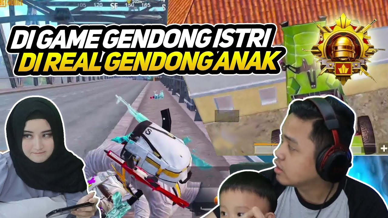 Main Di Conqueror Sambil Gendong Istri & Anak