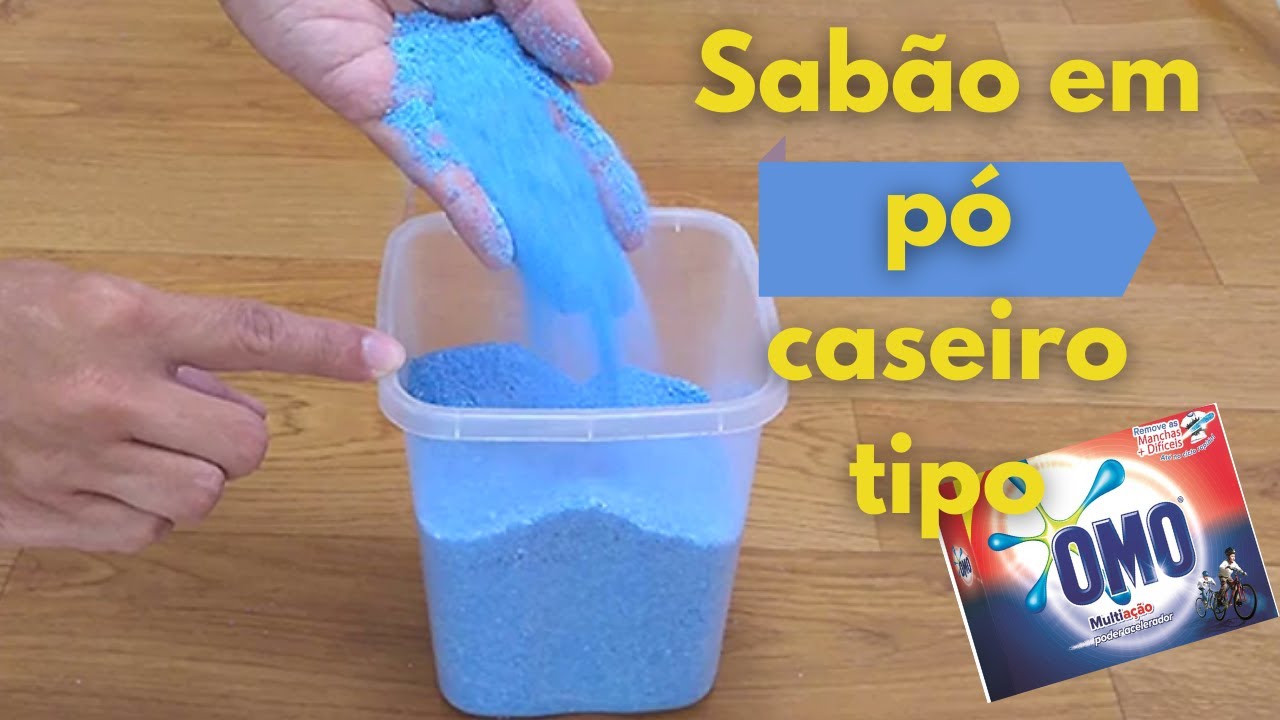 PASSO A PASSO Como fazer sabão em pó caseiro igual ao OMO super perfumado de forma simples e fácil