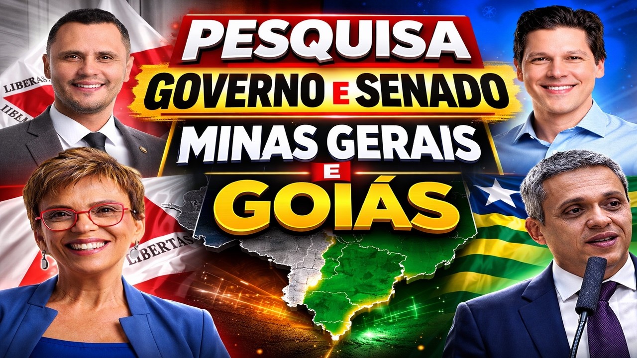 NOVA PESQUISA GOVERNO E SENADO EM MG E GOIAS!!! NUMEROS SURPREENDEM