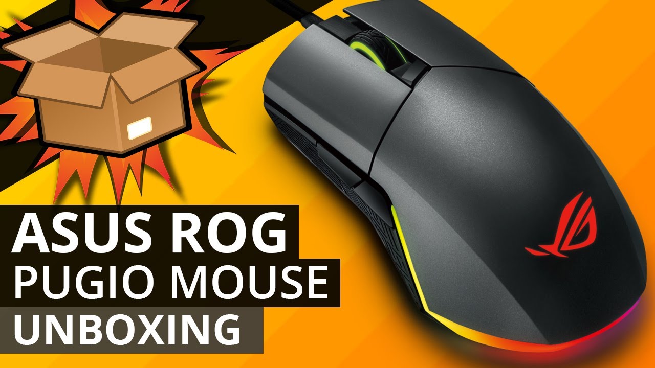 ASUS ROG PUGIO Мышь UNBOXING