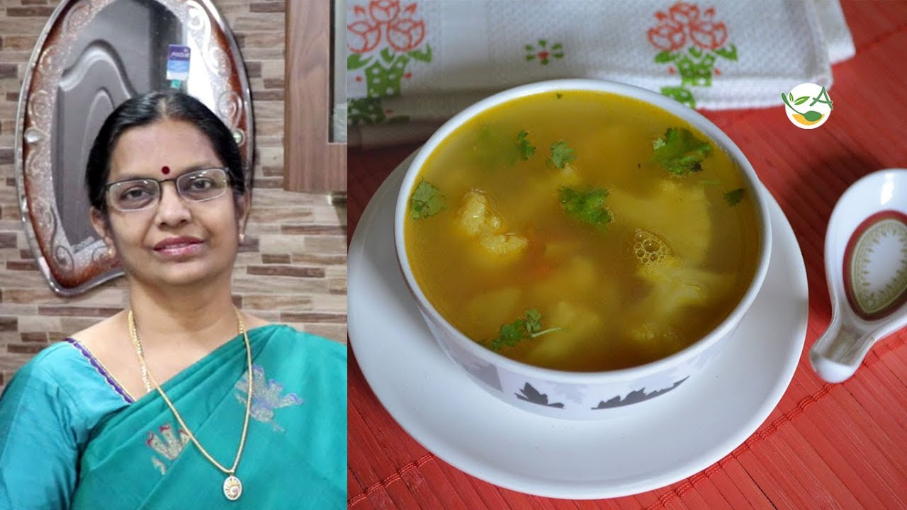 செட்டிநாடு காலிபிளவர் சூப்  | Chettinad cauliflower soup | cauliflower soup Recipe