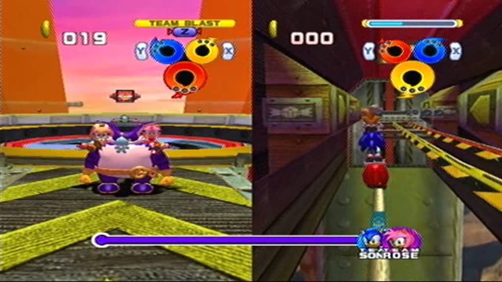 Let's Play Sonic Heroes: Multiplayer Expert Race