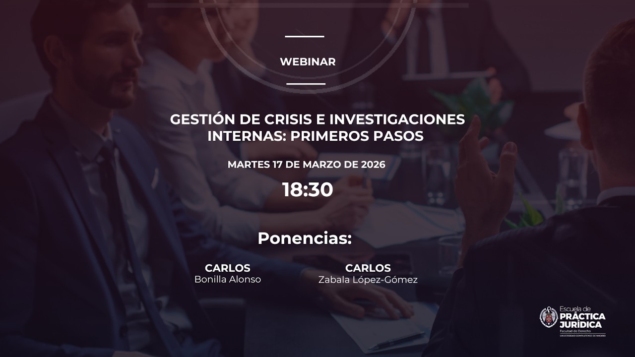 GESTIÓN DE CRISIS E INVESTIGACIONES INTERNAS PRIMEROS PASOS