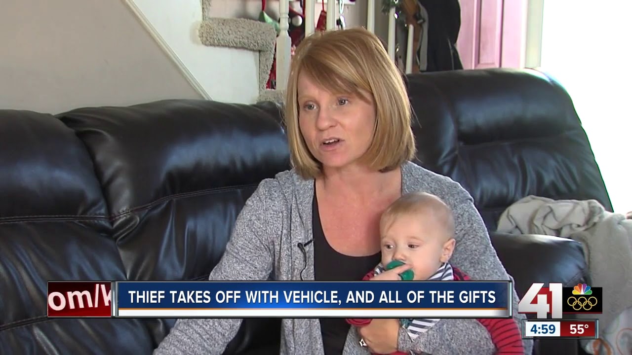Family car stolen with Christmas presents for 9 children inside