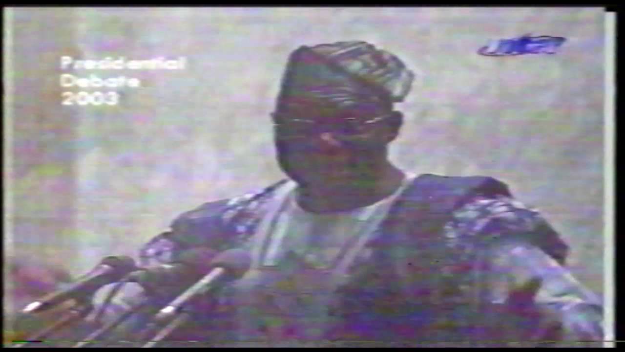 PRESIDENTIAL DEBATE: CHIEF OLUSEGUN OBASANJO