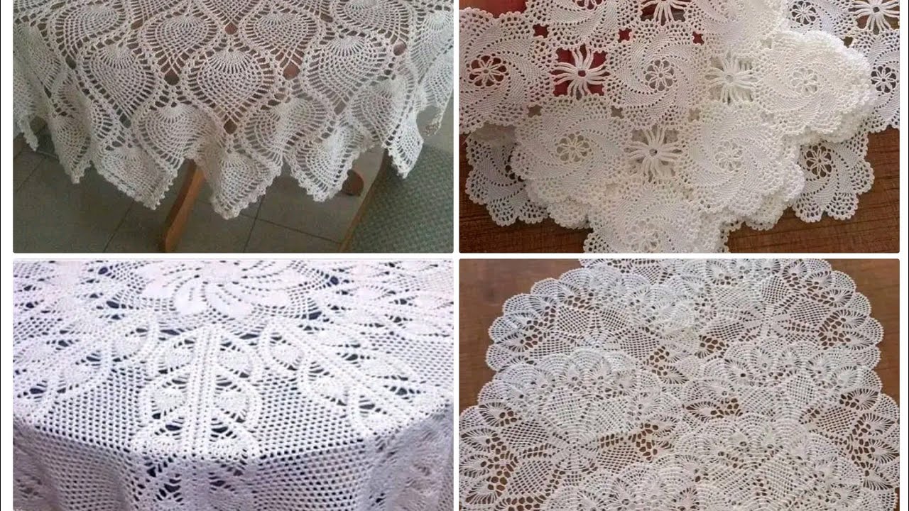 ليناب عرايس بالكروشي غطاء مائدة بلكروشي nap crochet