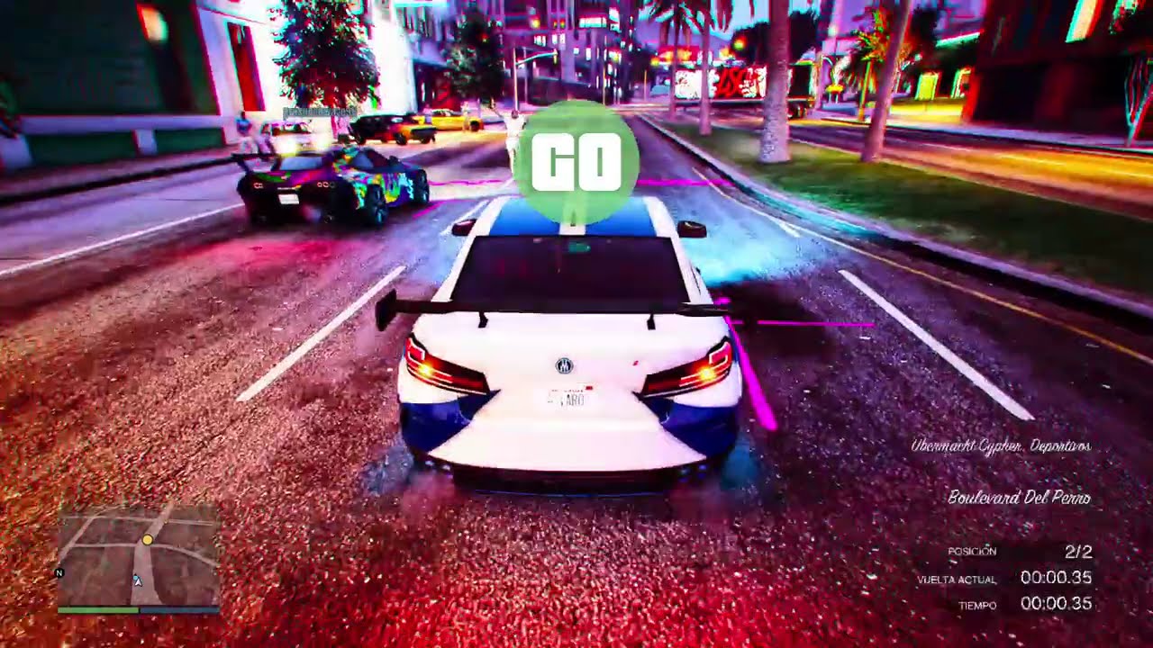 Grand Theft Auto V carrera Epica con mi bmw de nfs most wanted