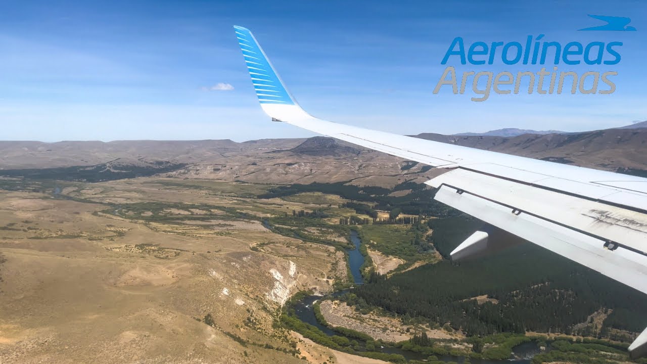 Aerolineas 737 Approach & Landing at Chapelco Airport (CPC) - San Martin de los Andes