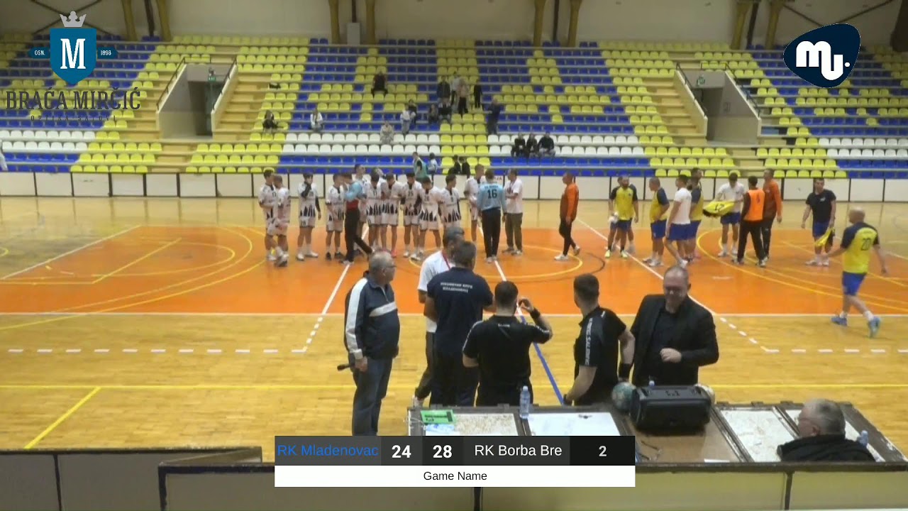 RK Mladenovac - RK Borba Bre