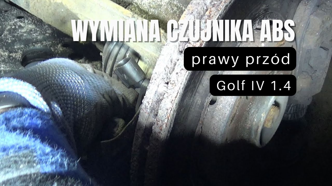 Wymiana czujnika ABS prawy przód - Golf IV - Edycja 2024