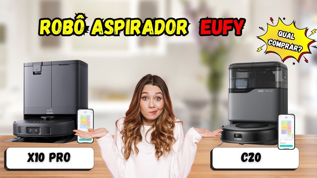 Eufy X10 Pro vs Eufy C20 – Qual é o MELHOR Aspirador Robô em 2026?