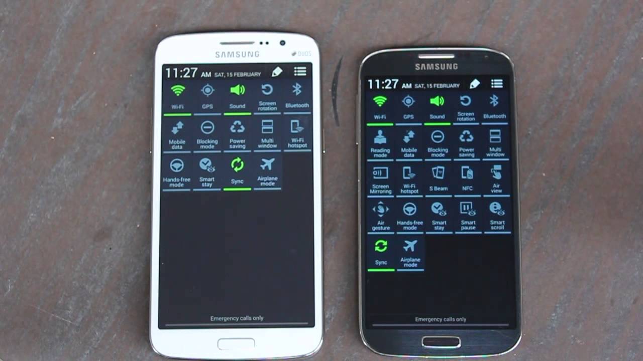 Galaxy Grand 2 vs Galaxy S4