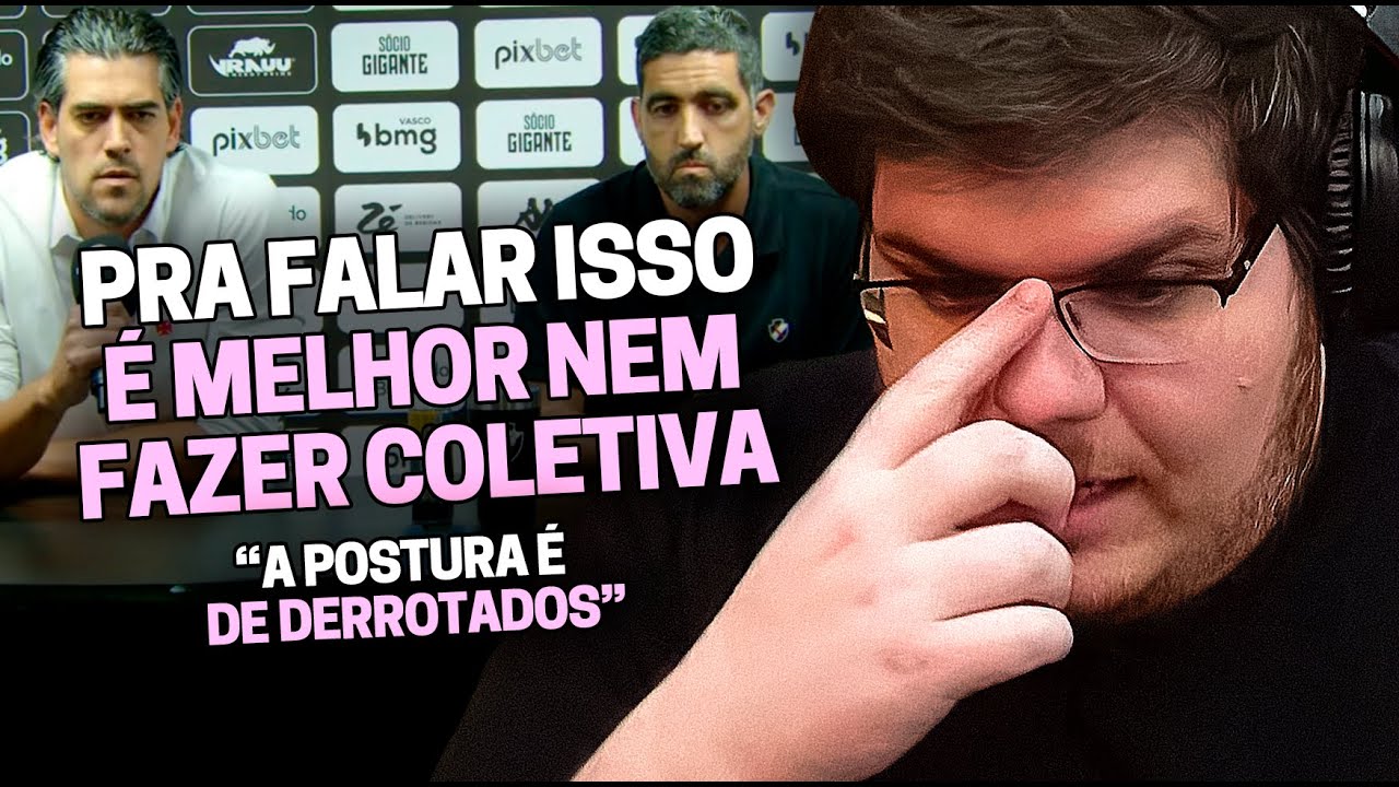 CASIMIRO REAGE: PRONUNCIAMENTO LUIZ MELLO E PAULO BRACKS APÓS DERROTA DO VASCO | Cortes do Casimito
