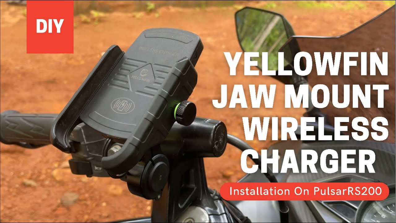 DIY| Yellowfin Wireless Jaw Mount Mobile Holder Installation on RS200