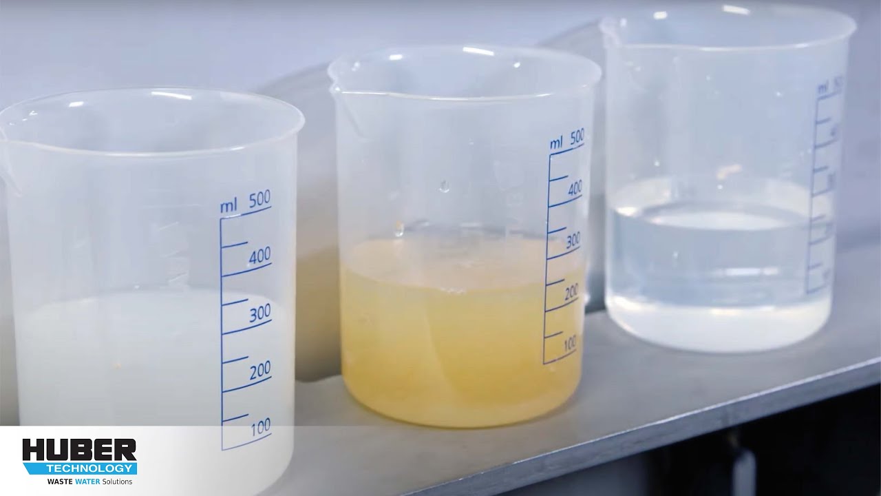 HUBER Complete wastewater treatment in a dairy