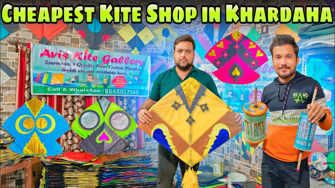 Khardaha Kite Market 2026 || MakarSankranti Festival Huge kite Available in Avis Kite Gallery 