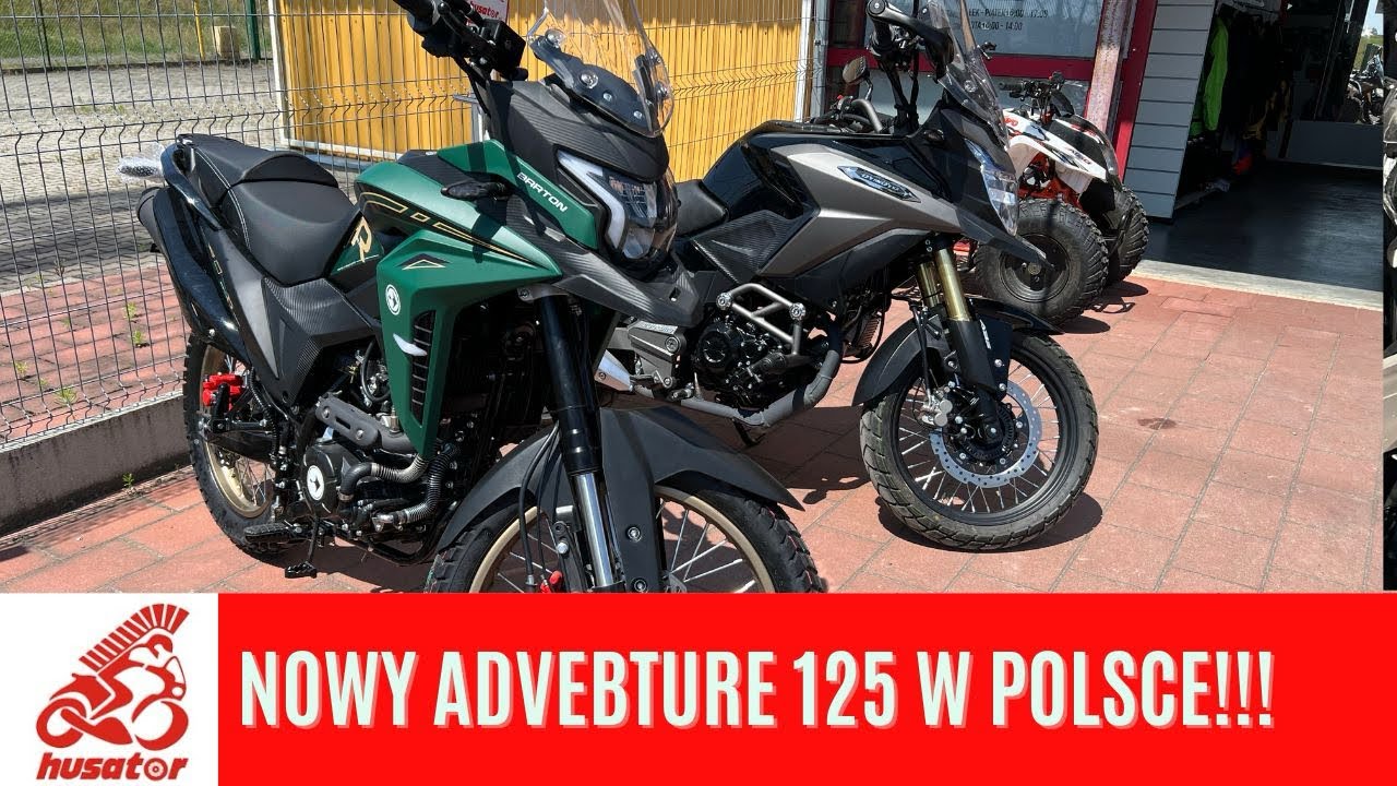 Nowy motocykl typu Adventure Barton Rally 125 w Polsce!!