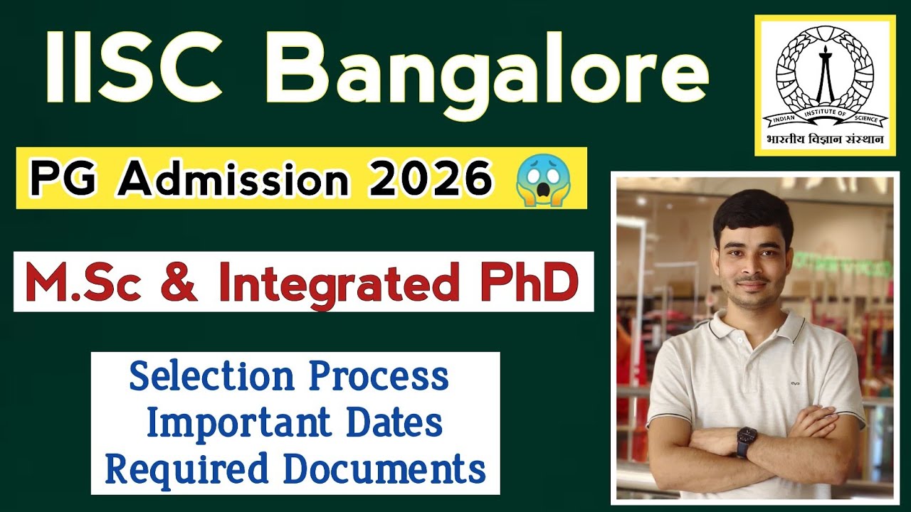 Начался прием в аспирантуру IISC Bangalore на 2026 год😱🔥| Магистратура и международная аспирантур...