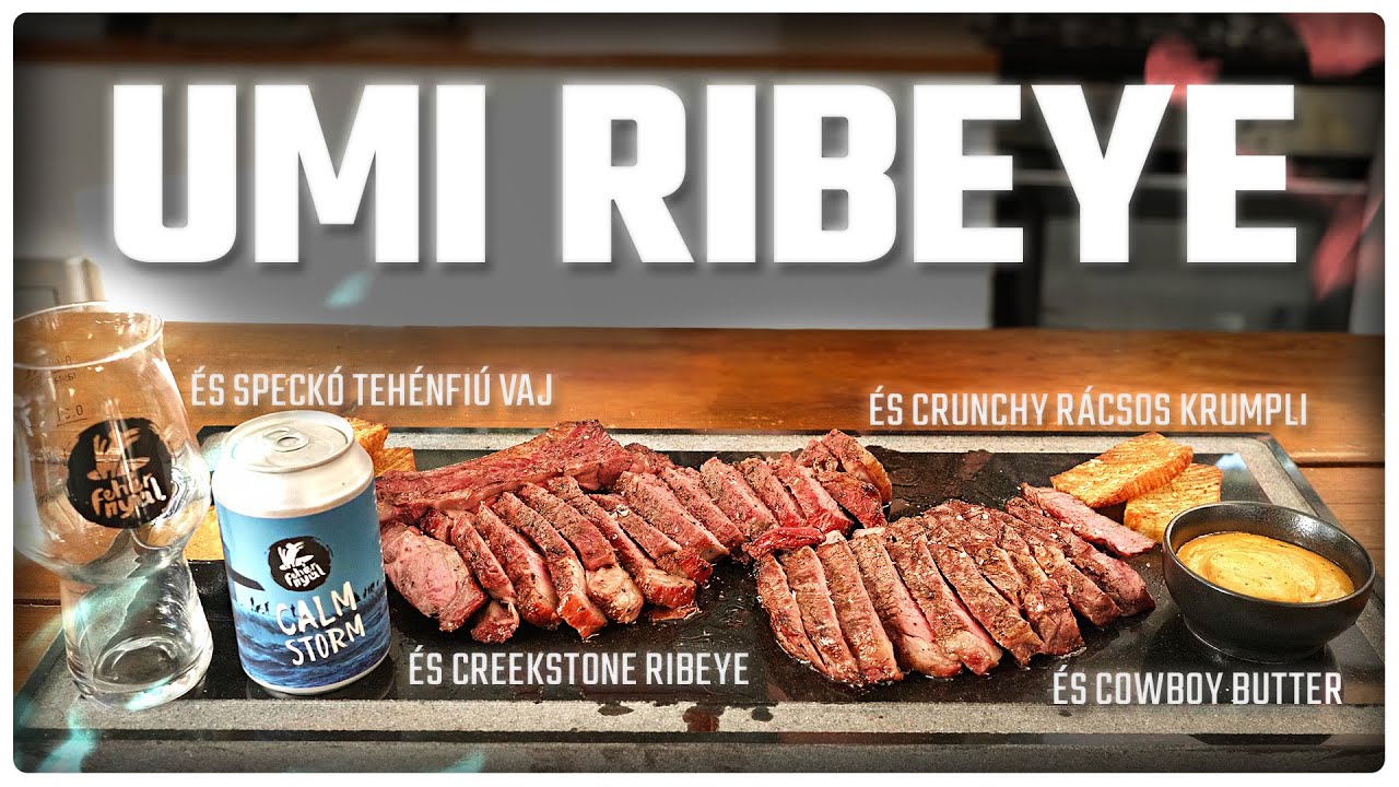 STEAK BABY 😍🥩 Uruguayi Ribeye a KAMADO4U Kerámia Grill Rácsain 🐄😋