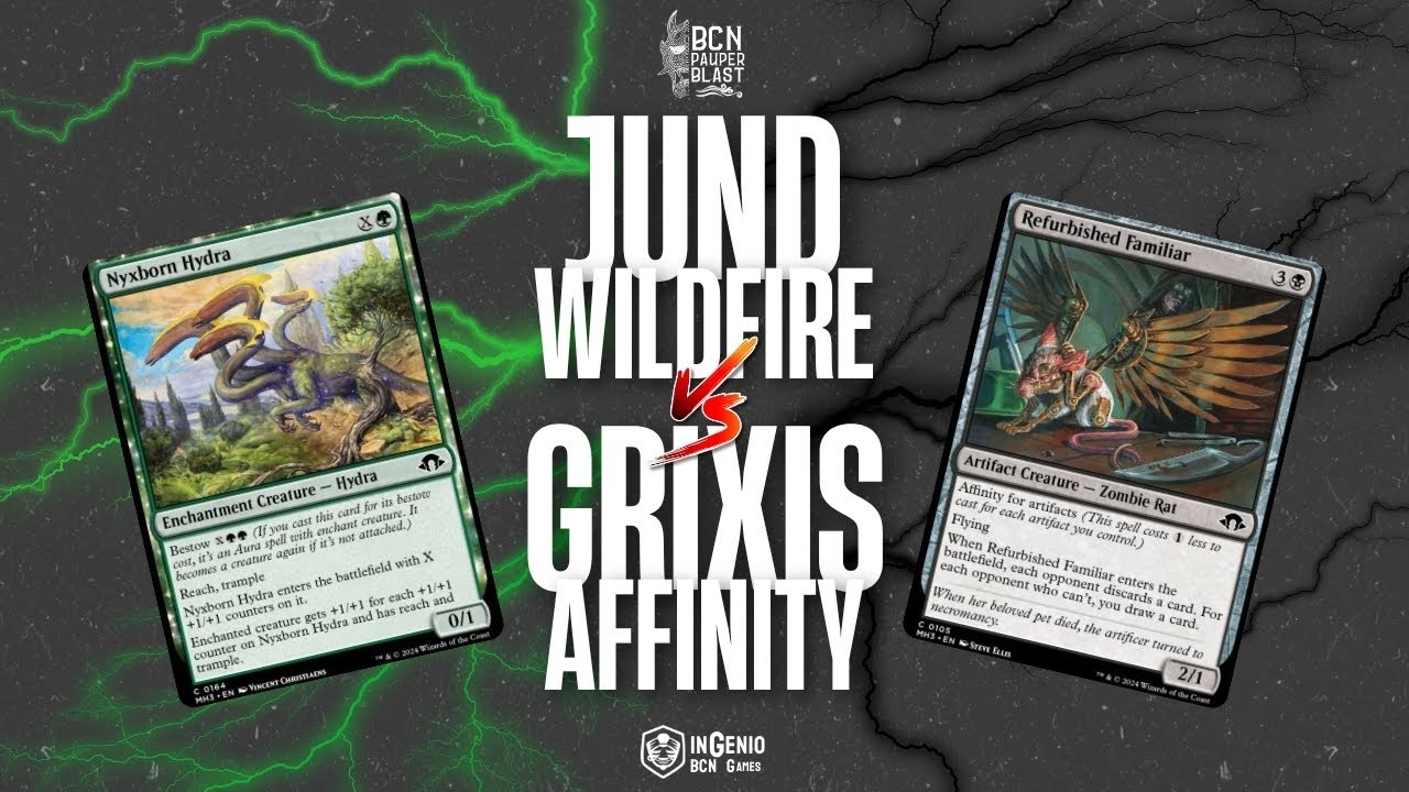 Super Pauper #30 Jund Wildfire VS Grixis Affinity. DECIDE BIEN QUE DESCARTAS, O SERÁ TÚ SENTENCIA...