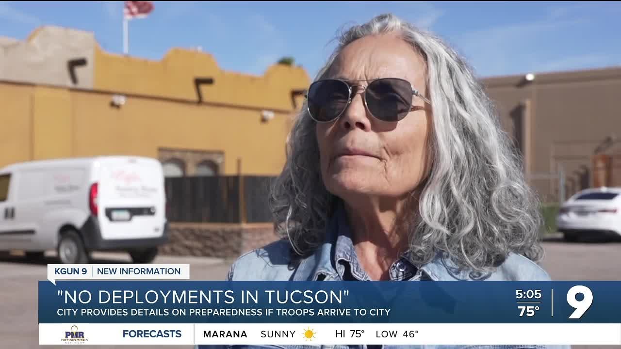 Tucson explains what federal troops could and could not do if deployed