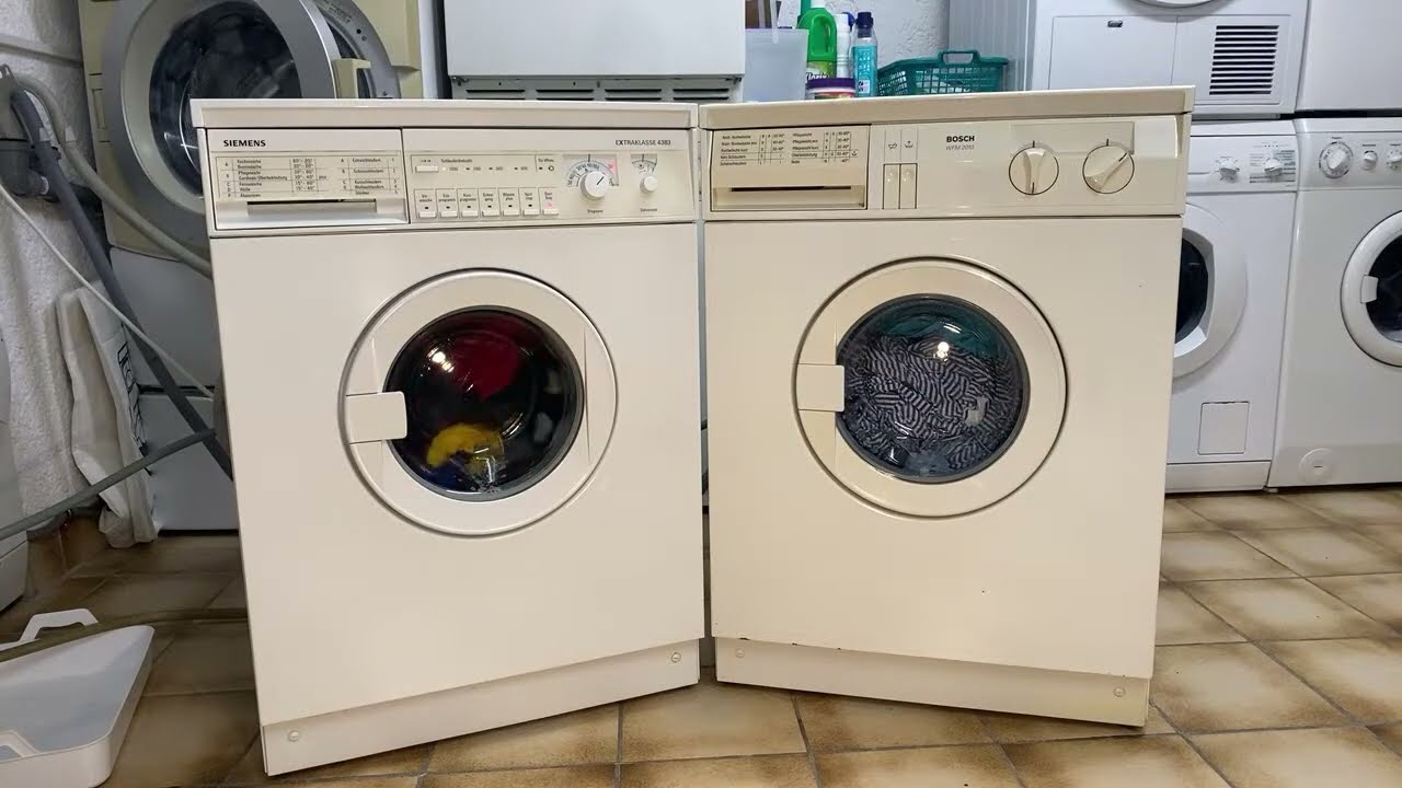 Washrace Premium Siemens vs. Basic Bosch Waschmaschine