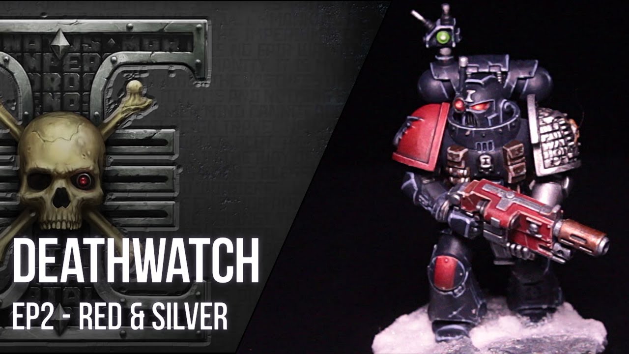 How To Paint Kill Team Deathwatch pt2 - Red & Silver