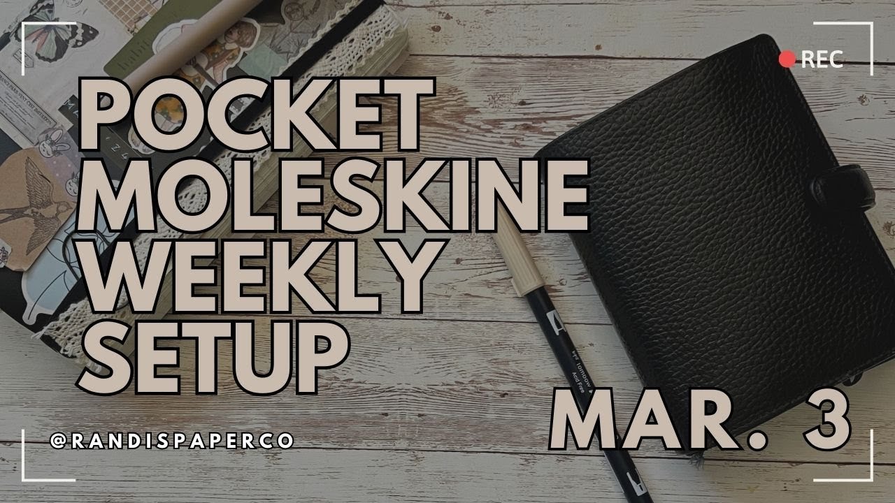 Moleskine Weekly Setup | Карманный планировщик Flip | Карманный планировщик
