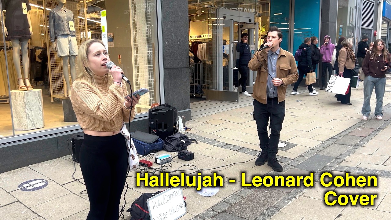 Spontaneous Street Duet! Hallelujah - Leonard Cohen (Cover)