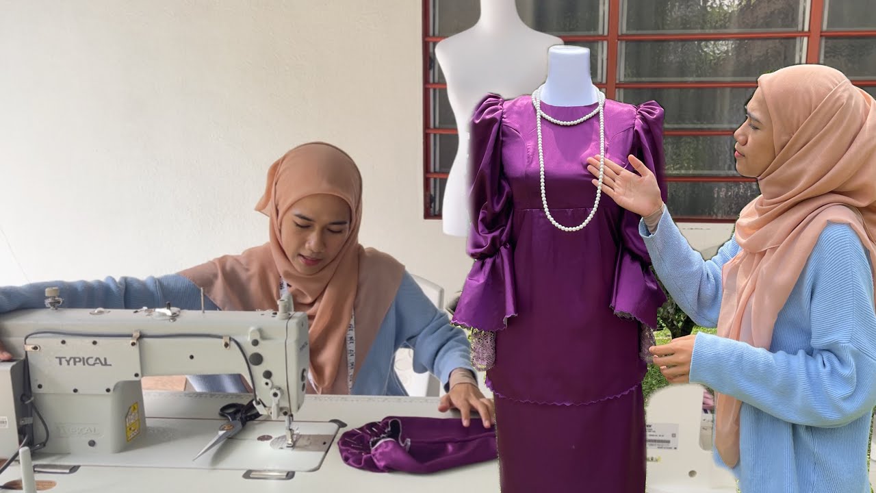 EXCLUSIVE! ROZEK BUAT BAJU RAYA SENDIRI! I made a baju kurung in 4 hours
