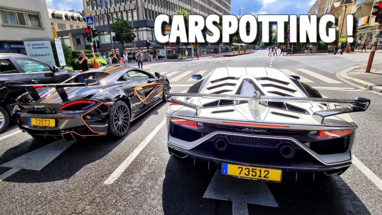 ILS SONT CHAUDS les Luxembourgeois !! CARSPOTTING en centre ville !