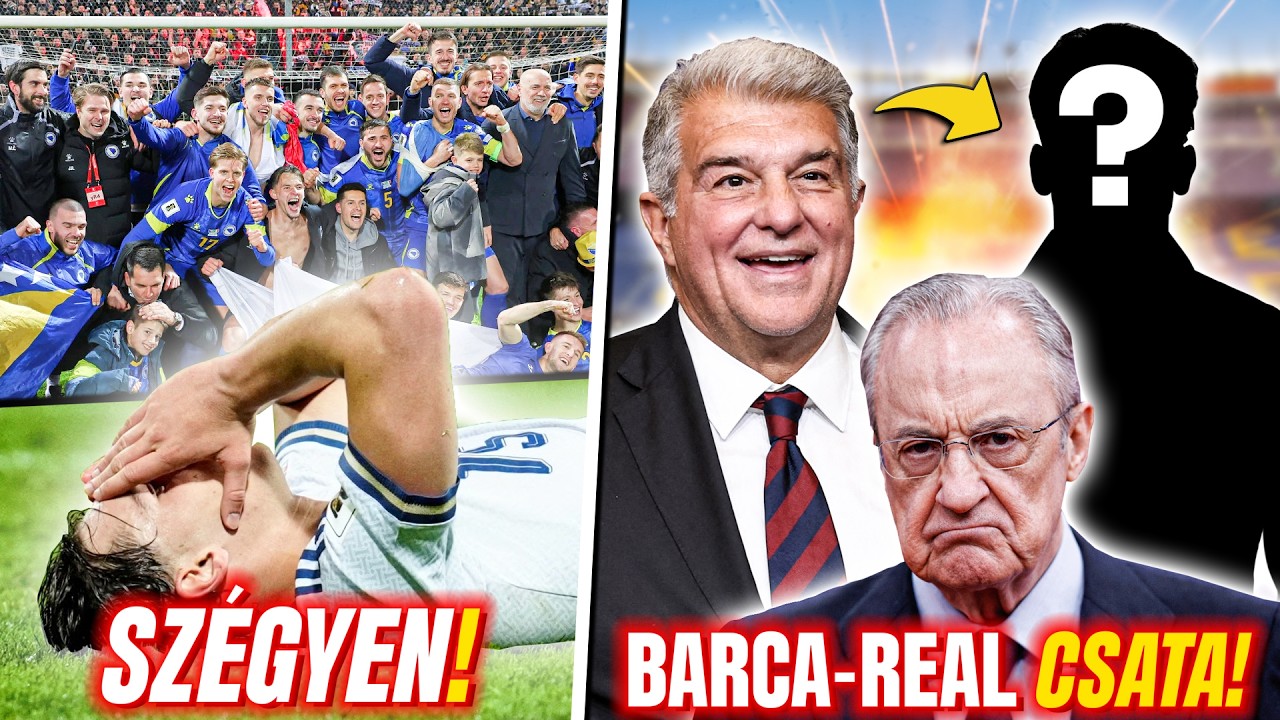 ISM&Eacute;T SOKKOLTA A VIL&Aacute;GOT az olasz v&aacute;logatott! A Bar&ccedil;a LENY&Uacute;LN&Aacute; a Real Madrid kiszemeltj&eacute;t?!